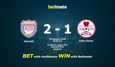 Arbroath vs. Kelty Hearts – Vorhersage, Quoten und Wetttipps 25.01.2025