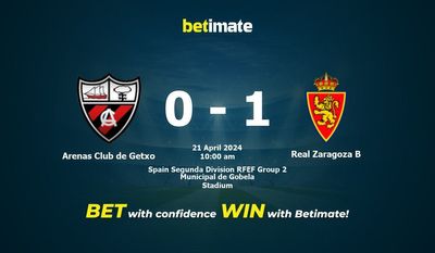 Arenas Club de Getxo vs Real Zaragoza B Prediction, Odds & Betting Tips 04/21/2024