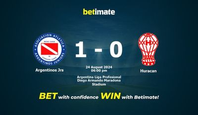 Argentinos Jrs vs Huracan Prediction, Odds & Betting Tips 08/24/2024
