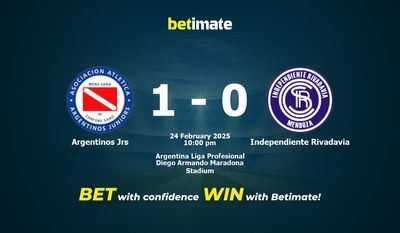 Argentinos Jrs vs Independiente Rivadavia Prediction, Odds & Betting Tips 02/24/2025