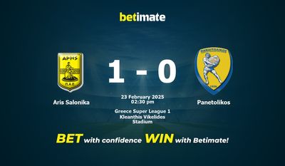 Dự đoán Aris Salonika vs Panetolikos, Tỷ lệ cược & Mẹo cá cược 23/02/2025