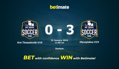 Aris Thessaloniki U19 vs Olympiakos U19 Prediction, Odds & Betting Tips 01/21/2024