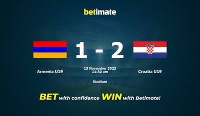 Armenia U19 vs Croatia U19 Prediction, Odds & Betting Tips 11/15/2023