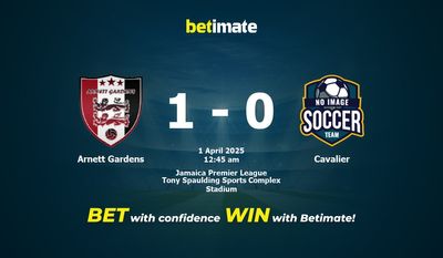 Arnett Gardens vs Cavalier Prediction, Odds & Betting Tips 04/01/2025