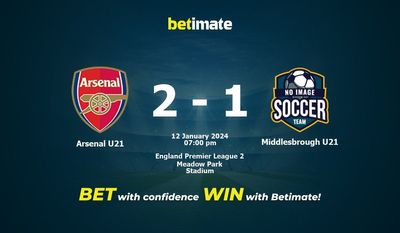 Arsenal U21 vs Middlesbrough U21 التوقعات، الاحتمالات ونصائح الرهان 12/01/2024
