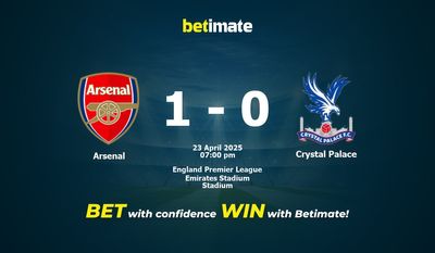 Arsenal vs Crystal Palace Prediction, Odds & Betting Tips 04/23/2025