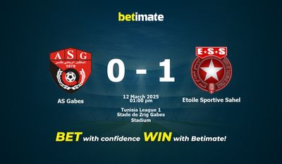 AS Gabes vs Etoile Sportive Sahel Prediction, Odds & Betting Tips 03/12/2025