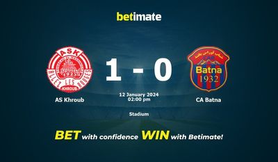 AS Khroub vs CA Batna Prediction, Odds & Betting Tips 01/12/2024
