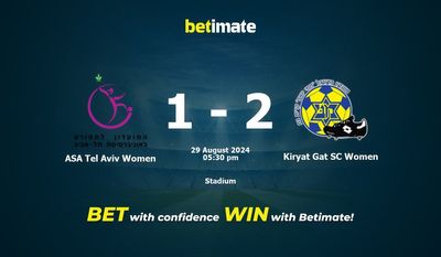 ASA Tel Aviv Women vs Kiryat Gat SC Women Prediction, Odds & Betting Tips 08/29/2024