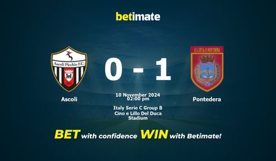 Dự đoán Ascoli vs Pontedera, Tỷ lệ cược & Mẹo cá cược 11/10/2024