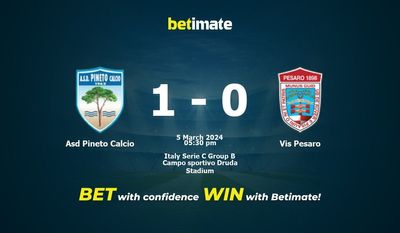 Asd Pineto Calcio vs Vis Pesaro التوقعات، الصعاب ونصائح الرهان 03/05/2024