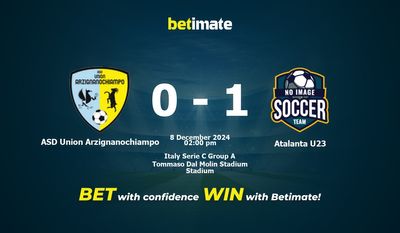 ASD Union Arzignanochiampo vs Atalanta U23 Prediction, Odds & Betting Tips 12/08/2024