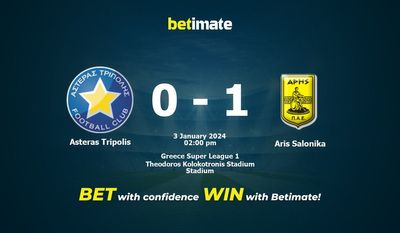 Asteras Tripolis vs Aris Salonika 预测、赔率和投注技巧 01/03/2024
