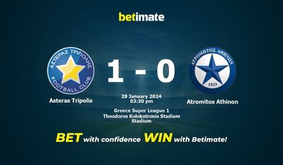Asteras Tripolis vs Atromitos Athinon 预测、赔率和投注技巧 01/28/2024