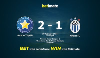 Asteras Tripolis vs Kifisias FC Prediction, Odds & Betting Tips 02/28/2024