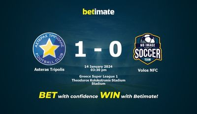 Asteras Tripolis vs Volos NFC التوقعات، الصعاب ونصائح الرهان 14/01/2024