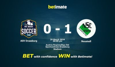ASV Drassburg vs Neusiedl Prediction, Odds & Betting Tips 03/29/2024
