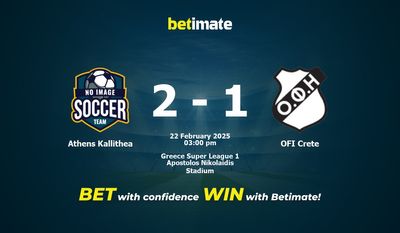 Athens Kallithea против OFI Crete Прогноз, коэффициенты и советы по ставкам 22.02.2025