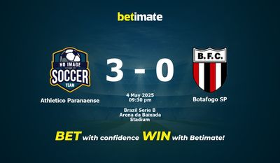 Athletico Paranaense vs Botafogo SP Prediction, Odds & Betting Tips 05/04/2025