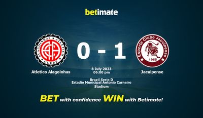 Atletico Alagoinhas vs Jacuipense Prediction, Odds & Betting Tips 07/08/2023