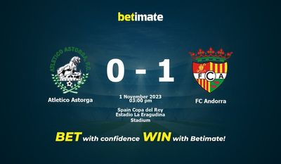 Atletico Astorga vs FC Andorra Prediction, Odds & Betting Tips 11/01/2023