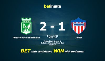 Atletico Nacional Medellin vs Junior Prediction, Odds & Betting Tips 06/08/2026
