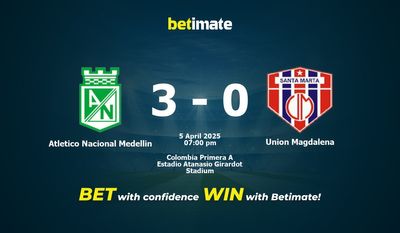 Atletico Nacional Medellin vs Union Magdalena Prediction, Odds & Betting Tips 04/05/2025