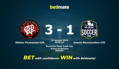 Atletico Paranaense U20 vs Gremio Novorizontino U20 预测、赔率和投注技巧 01/18/2024