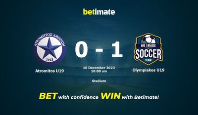 Atromitos U19 vs Olympiakos U19 Prediction, Odds & Betting Tips 12/16/2023