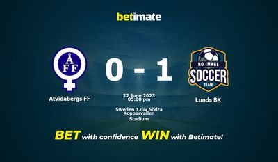 Atvidabergs FF vs Lunds BK Prediction, Odds & Betting Tips 06/22/2023