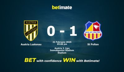 Austria Lustenau vs. St. Pölten Vorhersage, Quoten & Wetttipps 21.02.2025