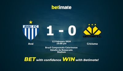 Avai vs Criciuma التوقعات، الصعاب ونصائح الرهان 12/02/2024
