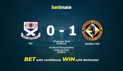 Ayr বনাম ডান্ডি Utd ভবিষ্যদ্বাণী, মতভেদ এবং বাজির টিপস 02/03/2024