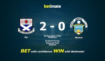 Ayr vs. Morton – Vorhersage, Quoten und Wetttipps 30.11.2024
