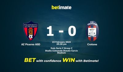 AZ Picerno ASD vs Crotone التوقعات، الصعاب ونصائح الرهان 15/02/2024