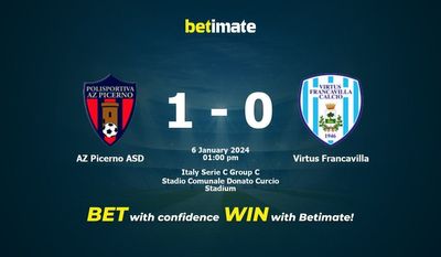 AZ Picerno ASD vs Virtus Francavilla التوقعات، الصعاب ونصائح الرهان 01/06/2024