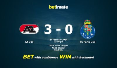 AZ U19 vs FC Porto U19 التوقعات، الصعاب ونصائح الرهان 27/02/2024
