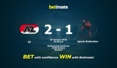 AZ vs Sparta Rotterdam Prediction, Odds & Betting Tips 01/26/2025