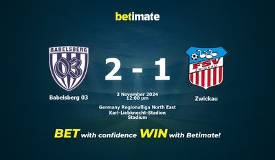 Dự đoán, Tỷ lệ cược & Mẹo cá cược Babelsberg 03 vs Zwickau 11/03/2024