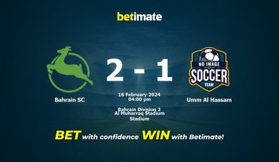 Bahrain SC vs Umm Al Hassam Prediction, Odds & Betting Tips 02/16/2024