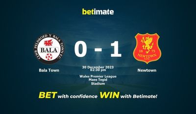 Bala Town vs Newtown التوقعات، الاحتمالات ونصائح الرهان 30/12/2023