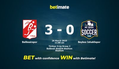 Balikesirspor vs Beykoz Ishaklispor Prediction, Odds & Betting Tips 03/26/2025