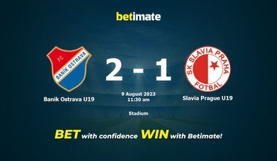 Banik Ostrava U19 vs Slavia Prague U19 Prediction, Odds & Betting Tips 08/09/2023