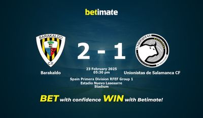 Barakaldo vs Unionistas de Salamanca CF Pronostici, quote e consigli di scommessa 23/02/2025