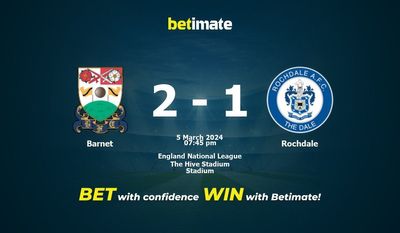 Barnet vs Rochdale التوقعات، الاحتمالات ونصائح الرهان 05/03/2024
