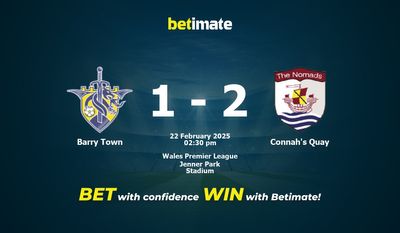Barry Town vs Connah's Quay Prediction, Odds & Betting Tips 02/22/2025