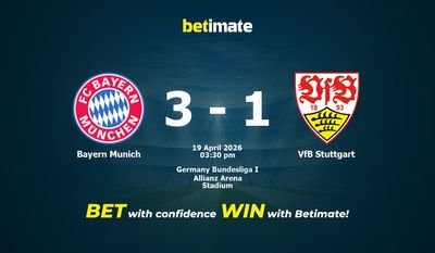 Bayern Munich vs VfB Stuttgart Prediction, Odds & Betting Tips 04/19/2026