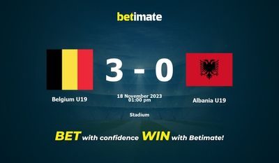 Belgium U19 vs Albania U19 Prediction, Odds & Betting Tips 11/18/2023