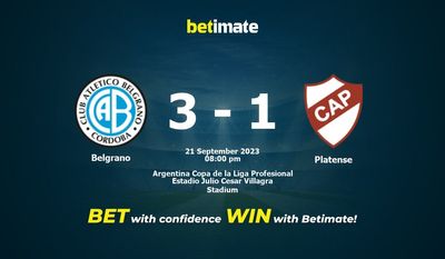 Belgrano vs Platense Prediction, Odds & Betting Tips 09/21/2023