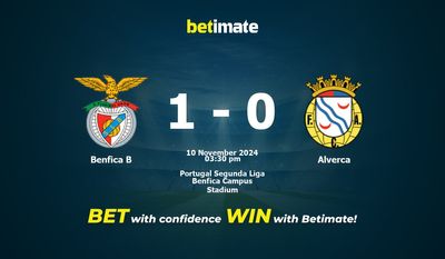 Pronostici, quote e suggerimenti per le scommesse Benfica B vs Alverca 11/10/2024